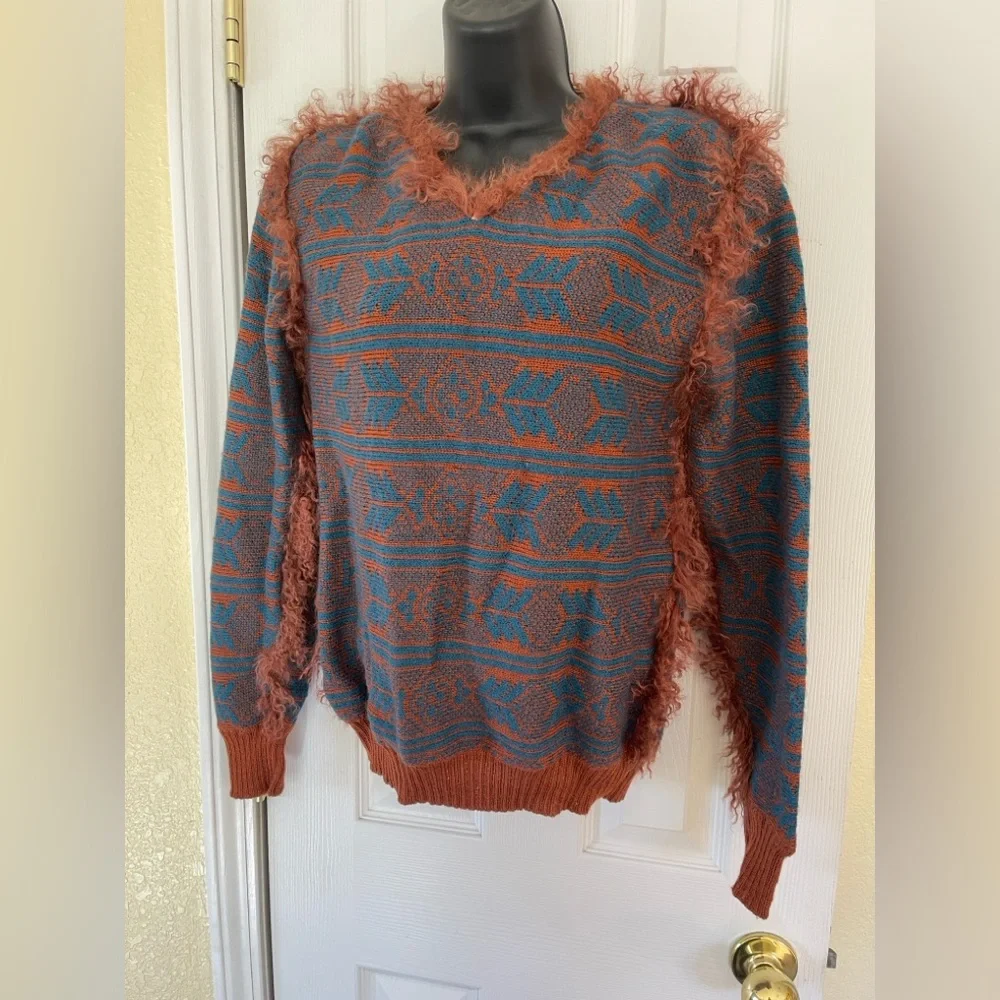 LIKE NEW, Vintage 1973, Women’s pull over/wool knitted sweater Medium - Picture 7 of 7